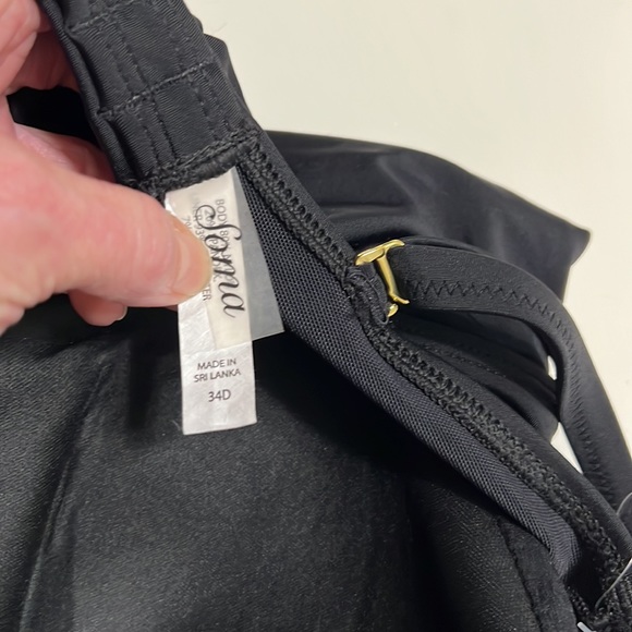 NWT Soma Bra Cup Size Twist Front 2 Piece Tankini Black Size 34D/M - Picture 7 of 10